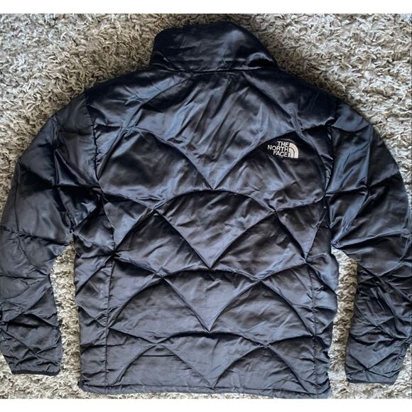 THE NORTH FACE Aconcagua black PUFFER 550 DOWN COAT JACKET sz L - Picture 8 of 9